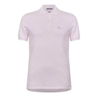 Tricouri Polo CP COMPANY Resist Dyed hvnly roz