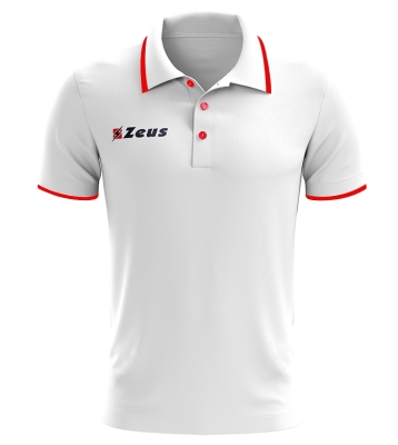 Tricouri polo GOLF Zeus alb rosu albastru roial