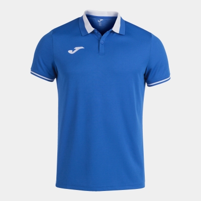 Tricouri polo Joma Championship Vi cu Maneca Scurta Royal alb albastru roial