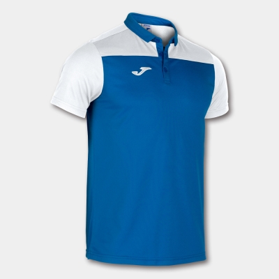 Tricouri Polo Joma Combi Royal-alb cu maneca scurta albastru roial