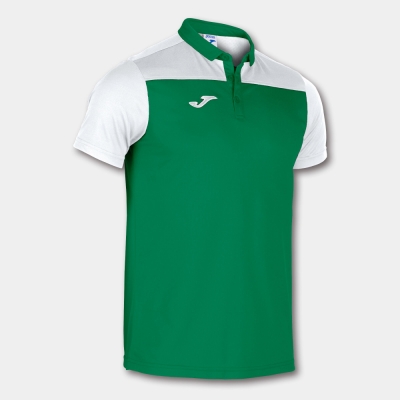 Tricouri Polo Joma Combi verde-alb cu maneca scurta