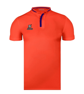 Tricouri polo KRETA Zeus roz coral bleumarin