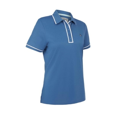 Tricouri polo Original Penguin Golf Essentials Performance pentru femei mov pncke