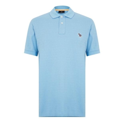 Tricouri Polo PS Paul Smith imprimeu zebra Regular albastru 40d