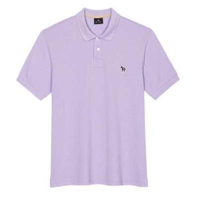 Tricouri Polo PS Paul Smith imprimeu zebra Regular mov 51a