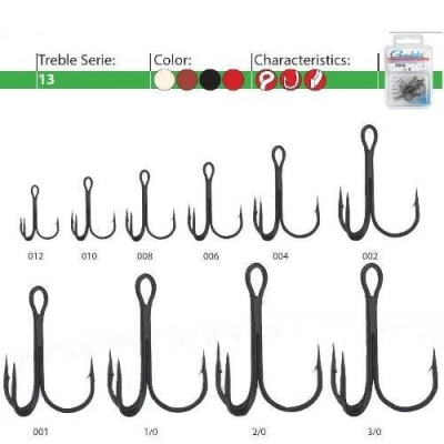 TRIPLA FORJATA 13NS BL 10BUC PL GAMAKATSU