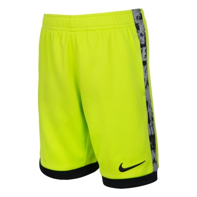 Trofeu Pantaloni scurti Nike Aop baietei negru verde