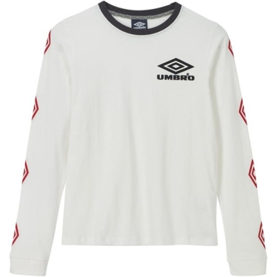 Umbro LS Dmd Slv T femei alb