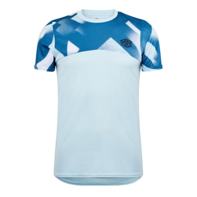 Umbro ProTr sala Tee pentru barbati albastru glo alb