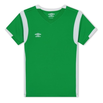 Camasa maneca scurta Umbro Spartan Juniors verde alb