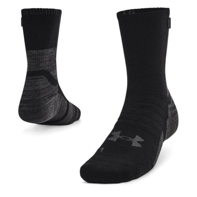 Sosete Under ARMOUR Ua Armourdry Run Wool Crew Unisex pentru adulti negru