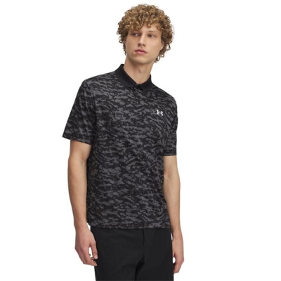 Under Armour Perf 3.0 Printed Polo negru castlerk