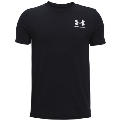 Sort cu logo Under ARMOUR UA Left Chest Sleeve pentru baieti negru medium deschis