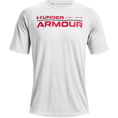 Under ARMOUR Ua Tech 2.0 Wordmark Ss sala Top pentru Barbati gri