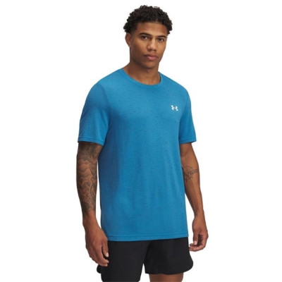 Under ARMOUR UA Vanish Seamless maneca scurta pentru Barbati verde albastru