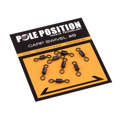 VARTEJ POLE POSITION CARP SWIVEL 20BUC PL marime 8 GAMAKATSU