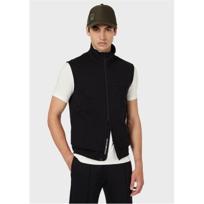 Veste Emporio Armani Emporio cu captuseala pentru barbati negru