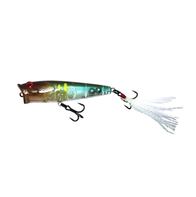 VOBLER BURPY POPPER, 6,5CM 6,3G, GHOST marime 10 MUSTAD