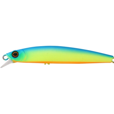 VOBLER ILLEX BATTLE MINNOW 80 8CM 6,3G F MAT CHARTREUSE albastru SENSAS