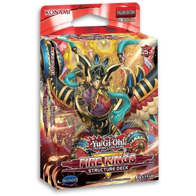 Yu-Gi-Oh Yu-Gi-Oh Structure Deck Fire Kings multicolor format and universal