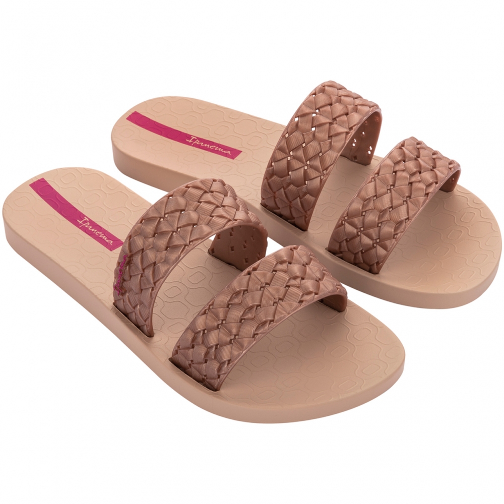 Slapi Ipanema Renda II Fem bej and roz 83243-AG944 pentru Femei