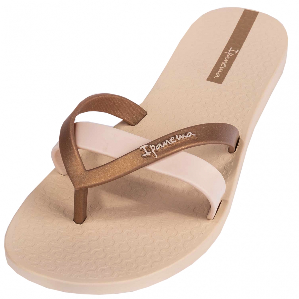 Slapi Ipanema Kirei Fem bej and gold 81805-AG219 pentru Femei