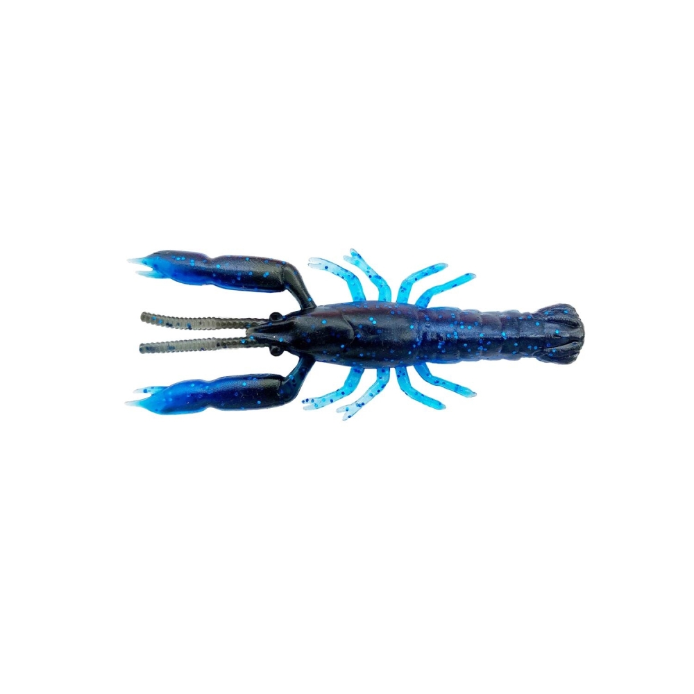 3D CRAYFISH RATTLING 5,5CM 1,6G albastru negru SAVAGE GEAR