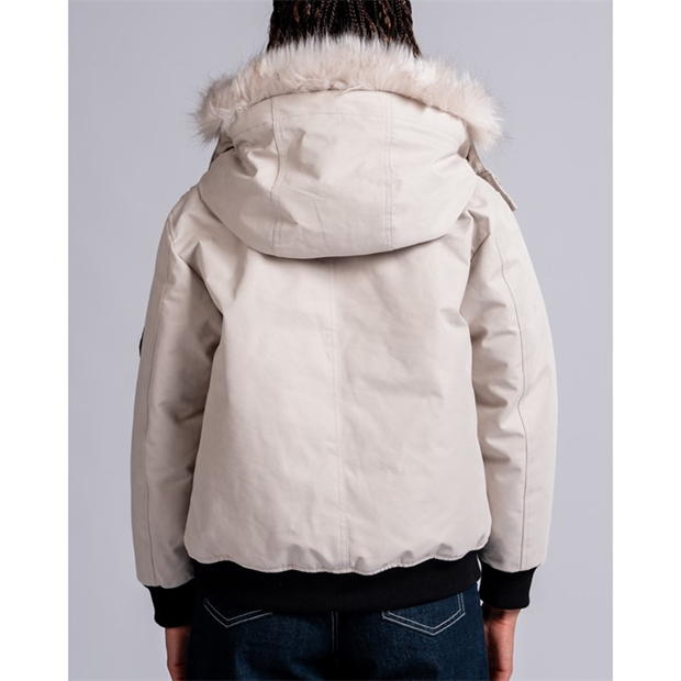 49Winters Angel Bomber pentru femei roz maro deschis