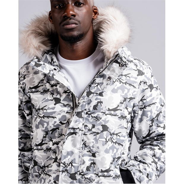 49Winters Soho Bomber barbati crem camuflaj