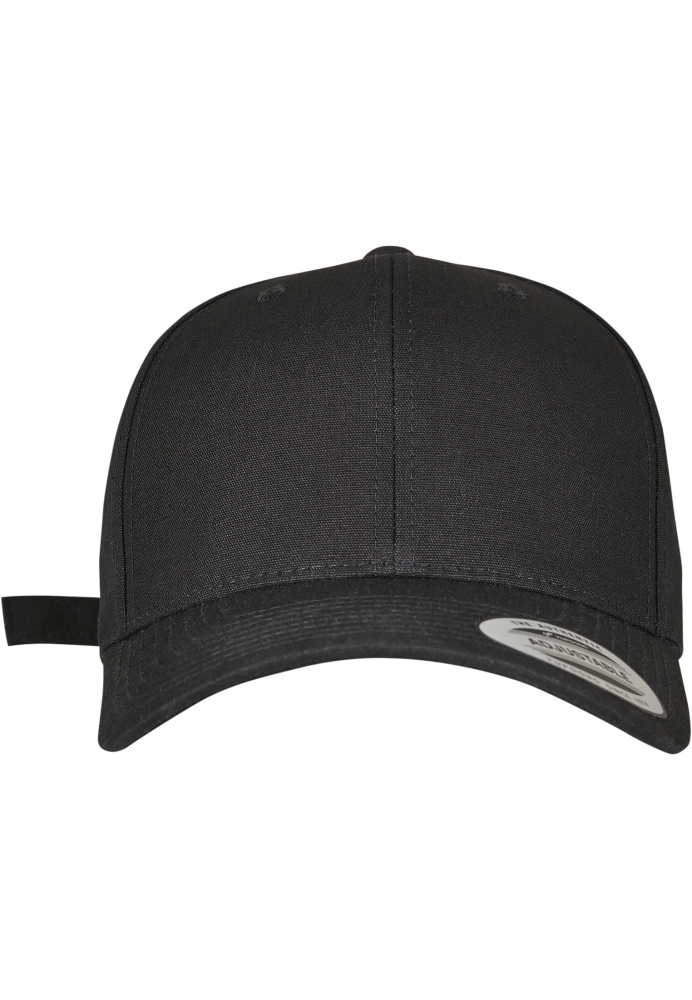 6-Panel Curved Metal Snap negru Flexfit