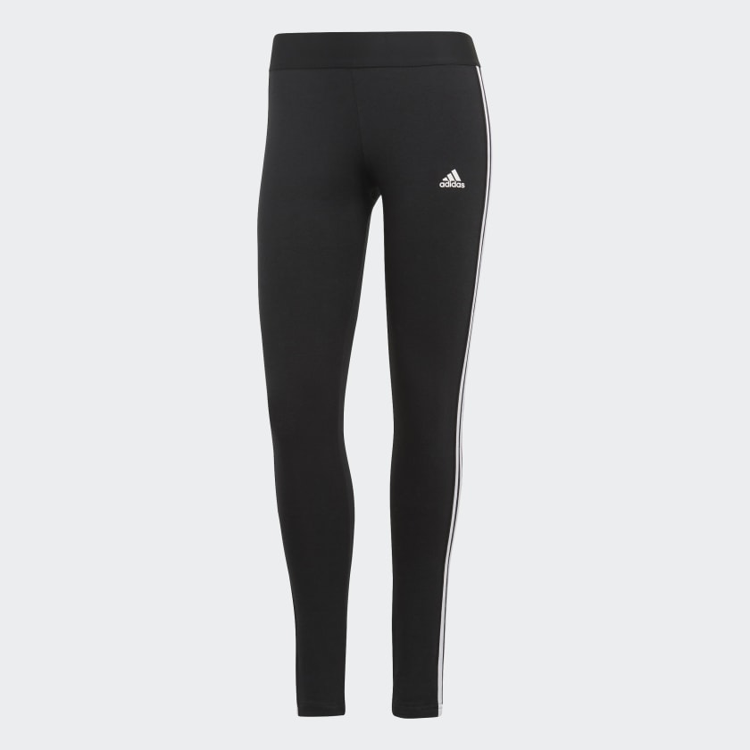 Colanti fitness adidas 3 Stripes GL0723 negru femei BravoSport.ro