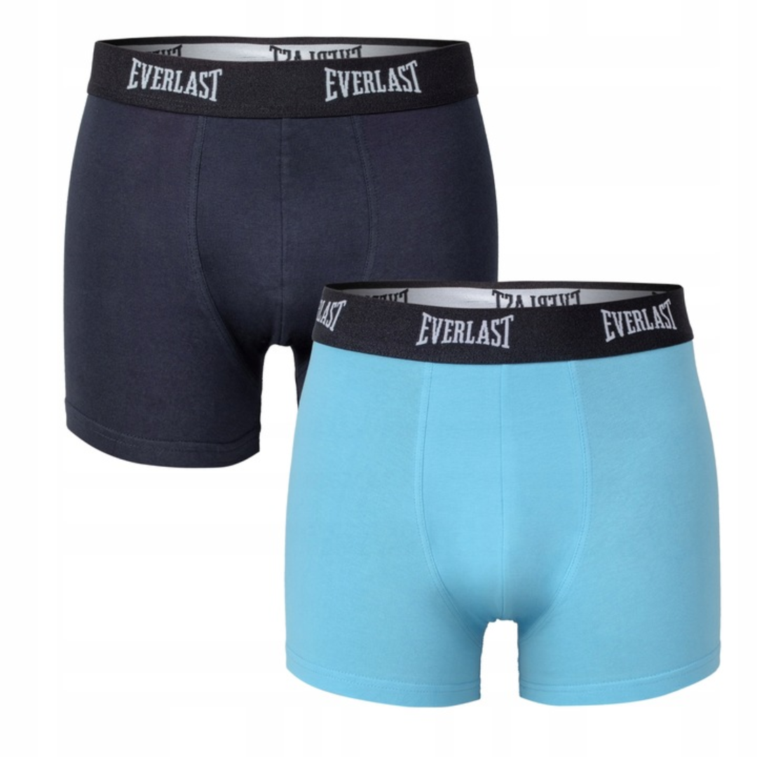 Set 2 perechi boxeri Everlast albastru/bleumarin barbati BM012-XXB