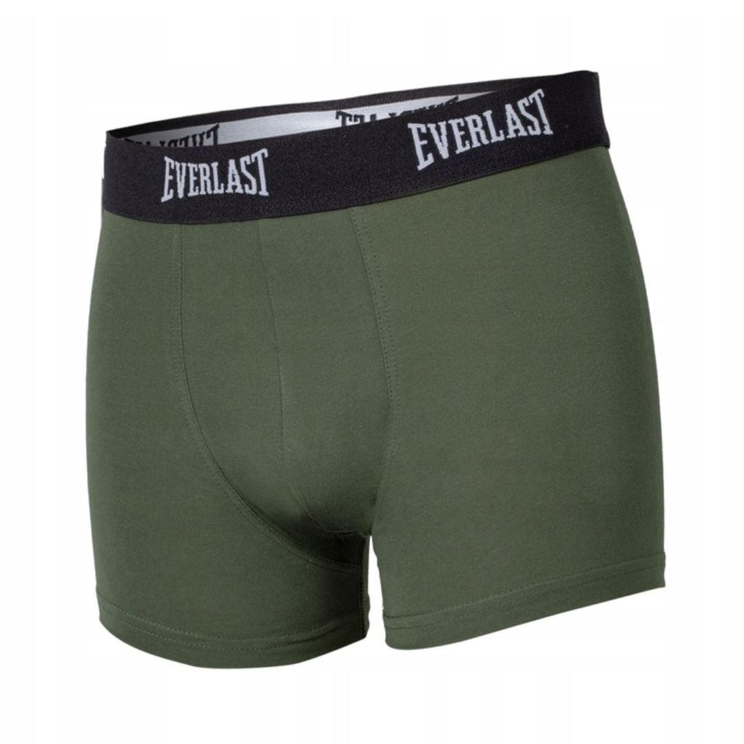 Set 2 perechi boxeri Everlast negru/kaki barbati BM012-XXK