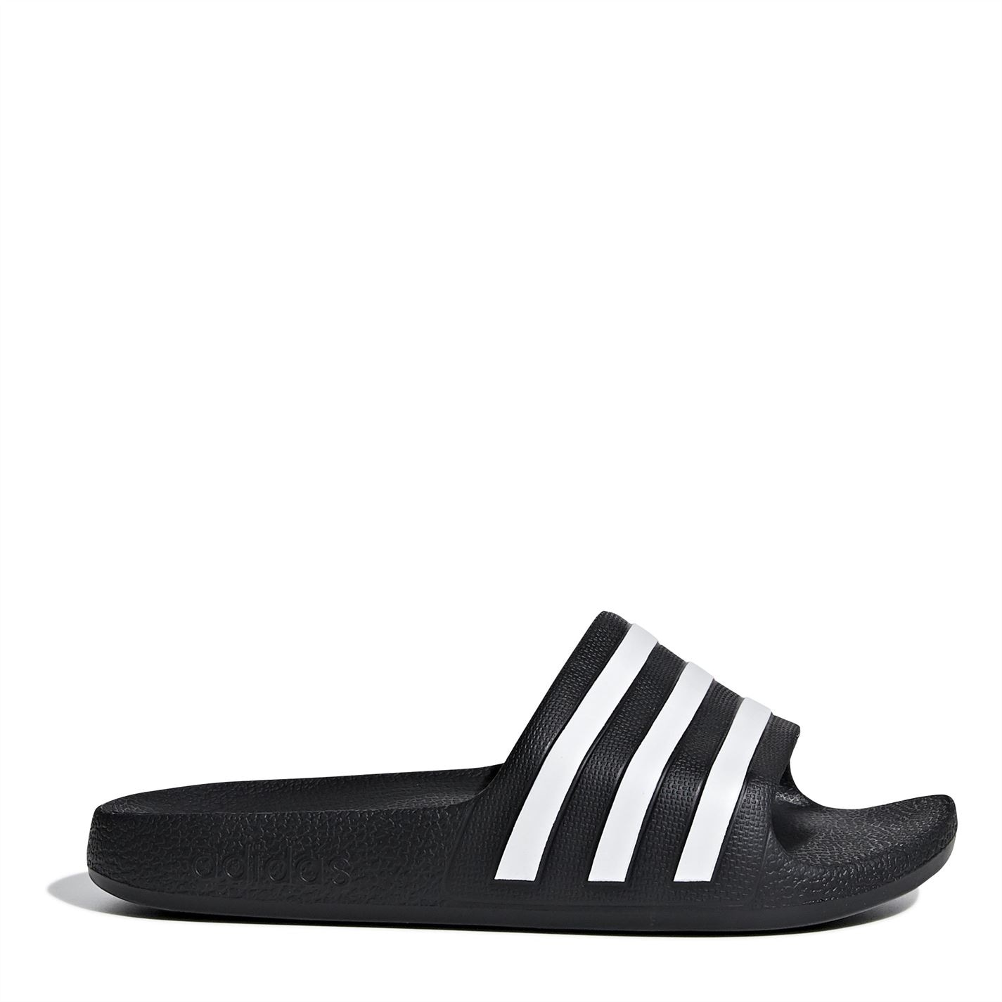 adidas Adilette Aqua Slide pentru baieti negru alb