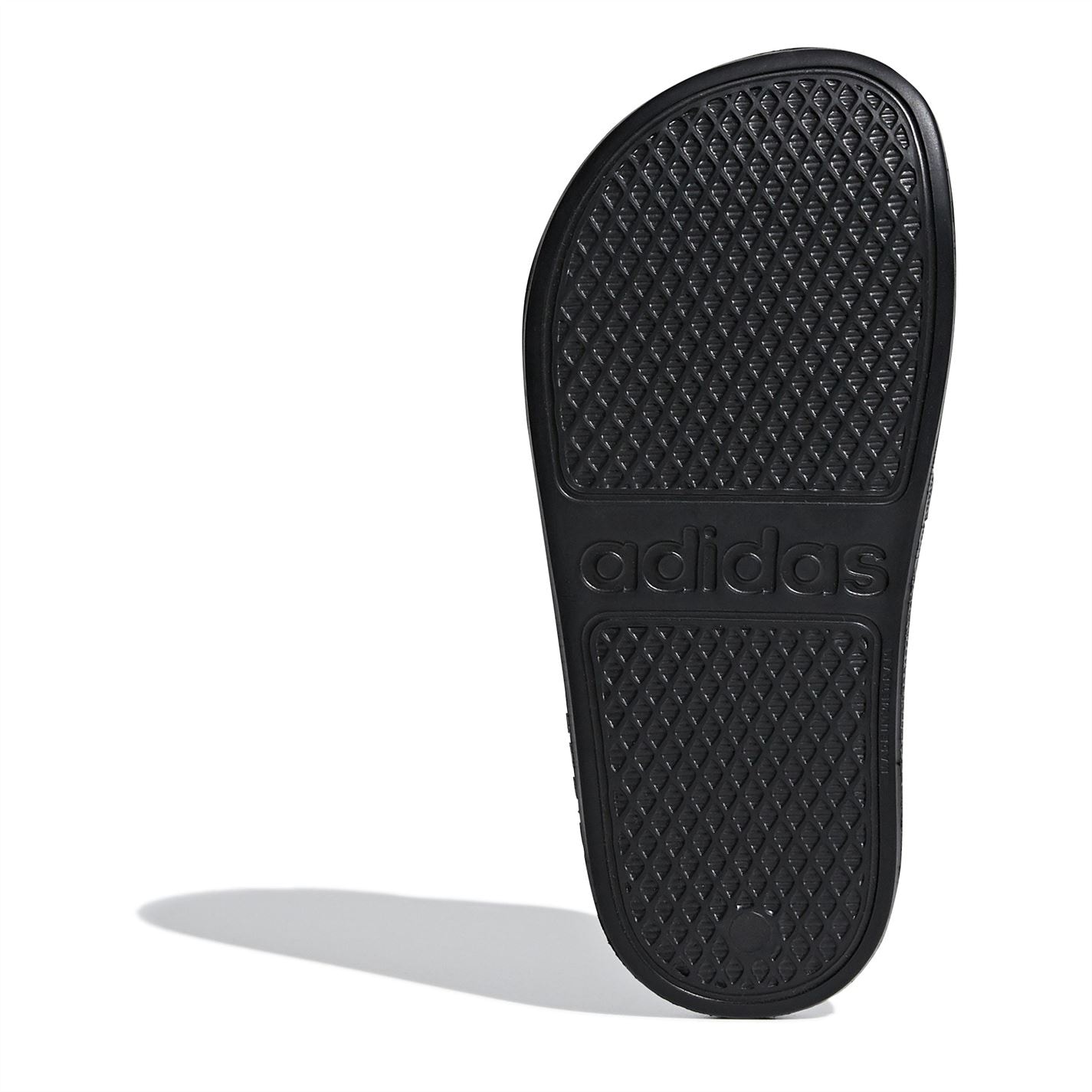 adidas Adilette Aqua Slide pentru baieti negru alb