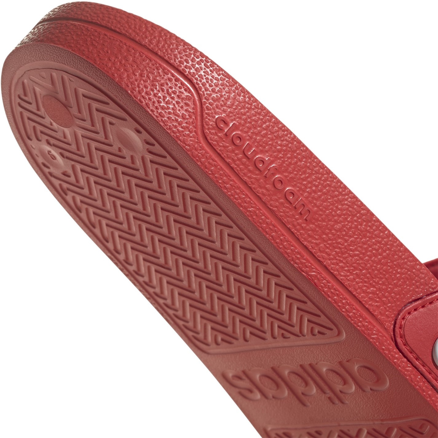 Slapi adidas Adilette pentru adulti rosu alb