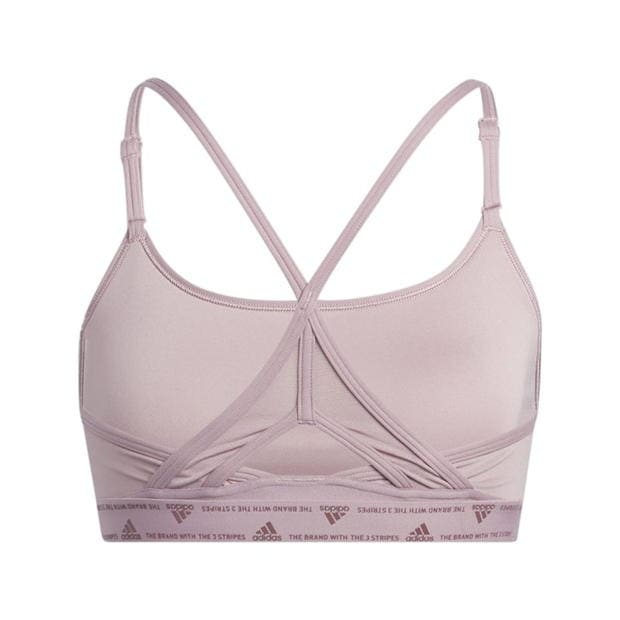 adidas Aeroreact antrenament Light-Support Bra pentru femei magic mov