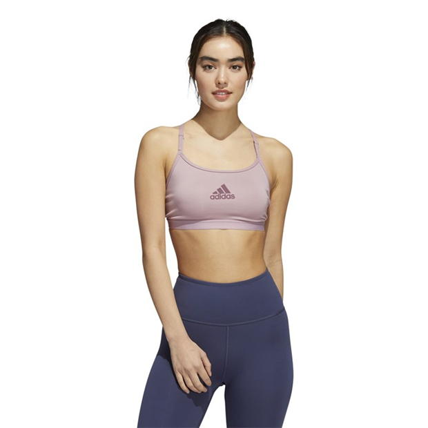 adidas Aeroreact antrenament Light-Support Bra pentru femei magic mov