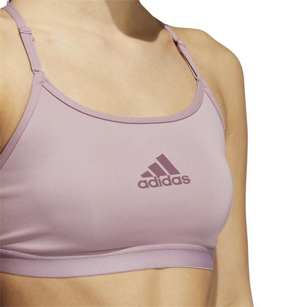 adidas Aeroreact antrenament Light-Support Bra pentru femei magic mov