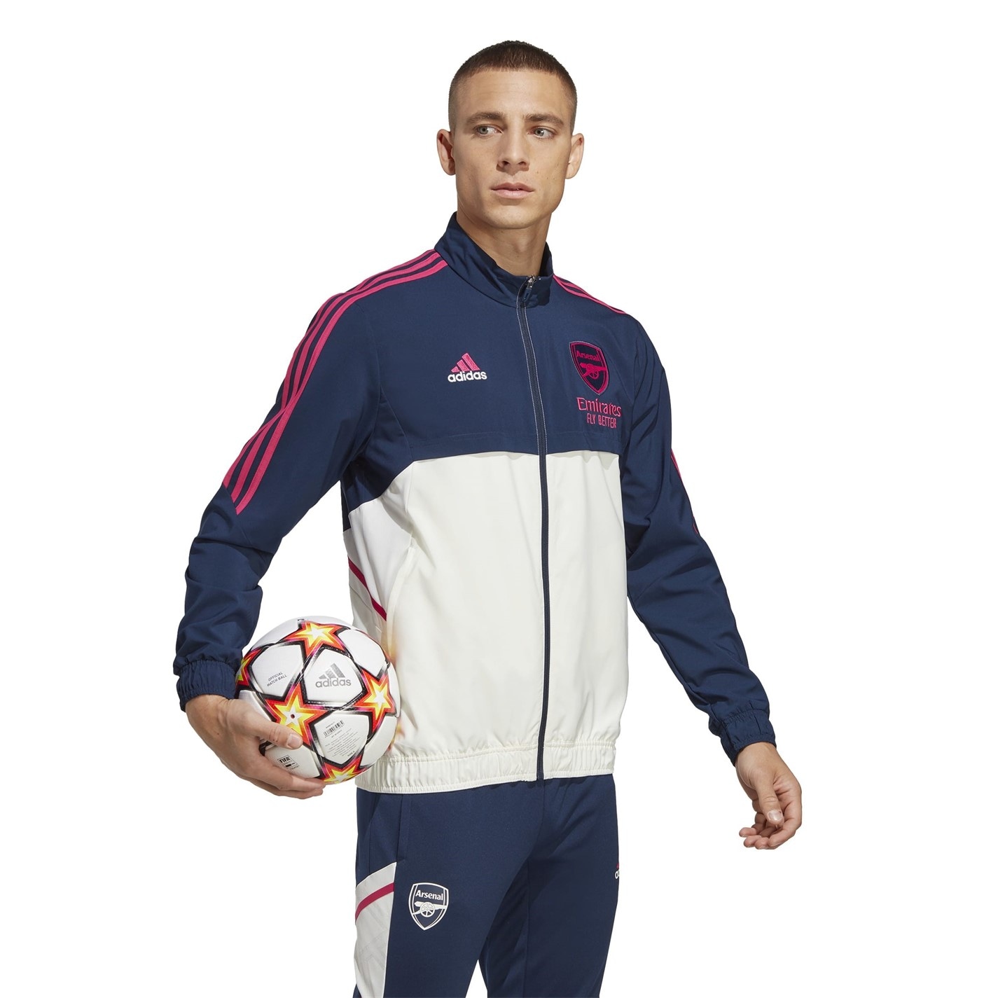 Bluze trening adidas Arsenal Condivo 22 Presentation pentru adulti bleumarin off alb