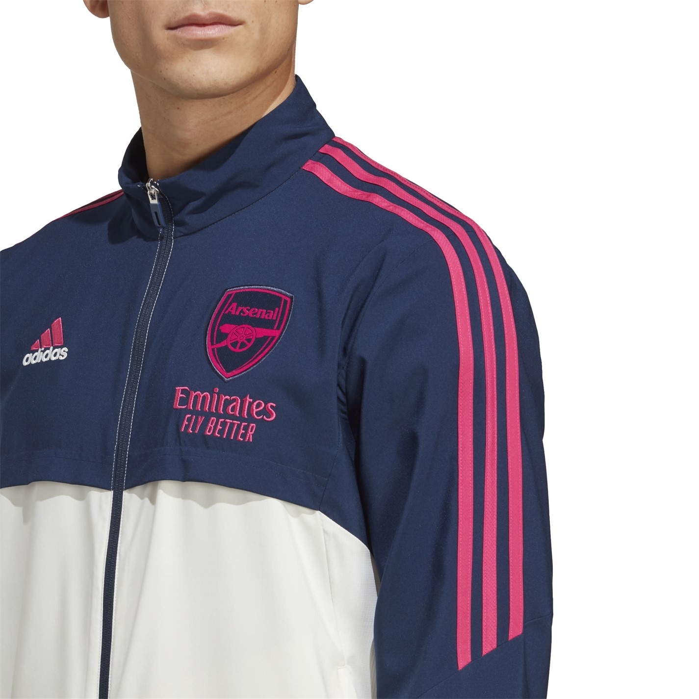 Bluze trening adidas Arsenal Condivo 22 Presentation pentru adulti bleumarin off alb