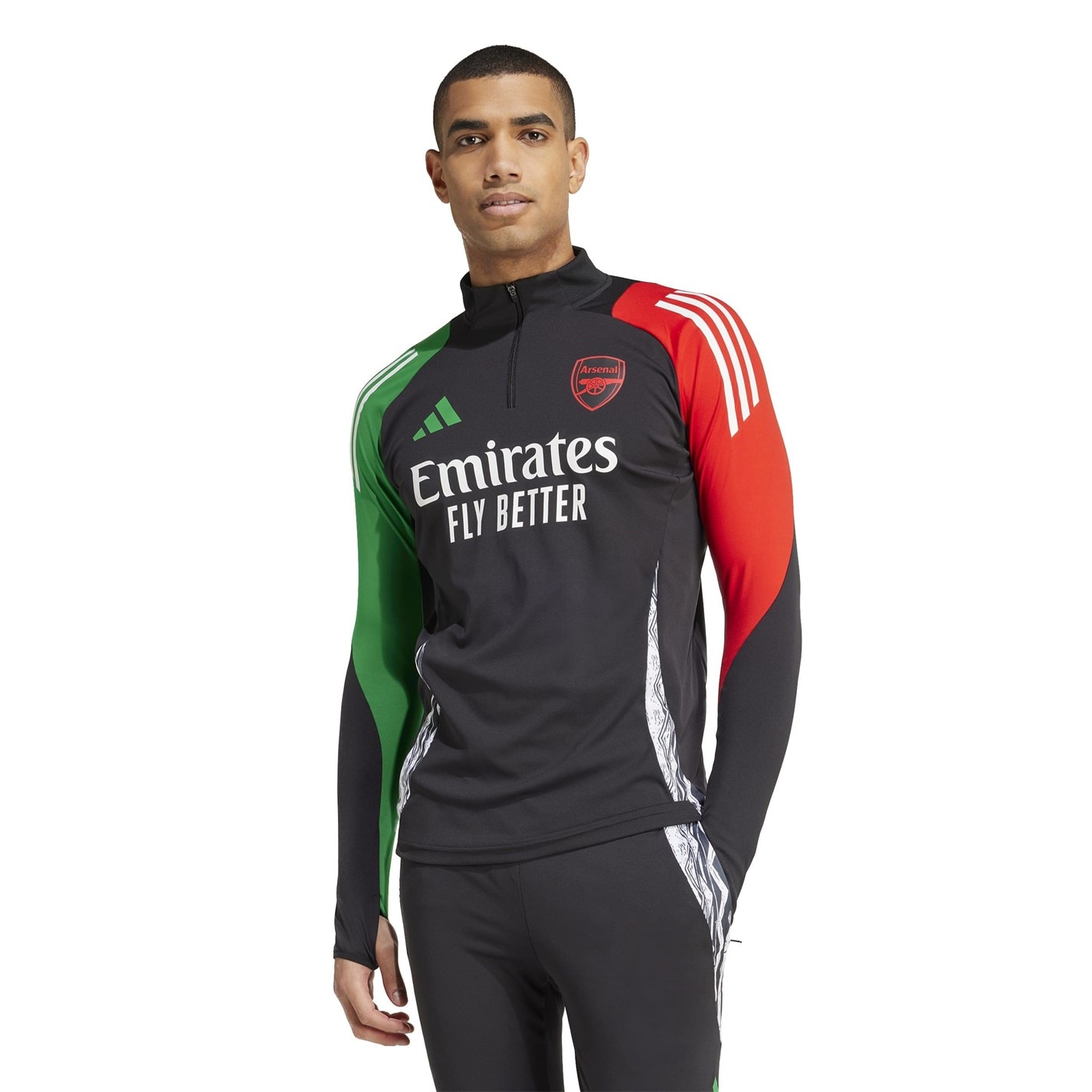 adidas Arsenal European Tiro 24 antrenament Top pentru adulti negru