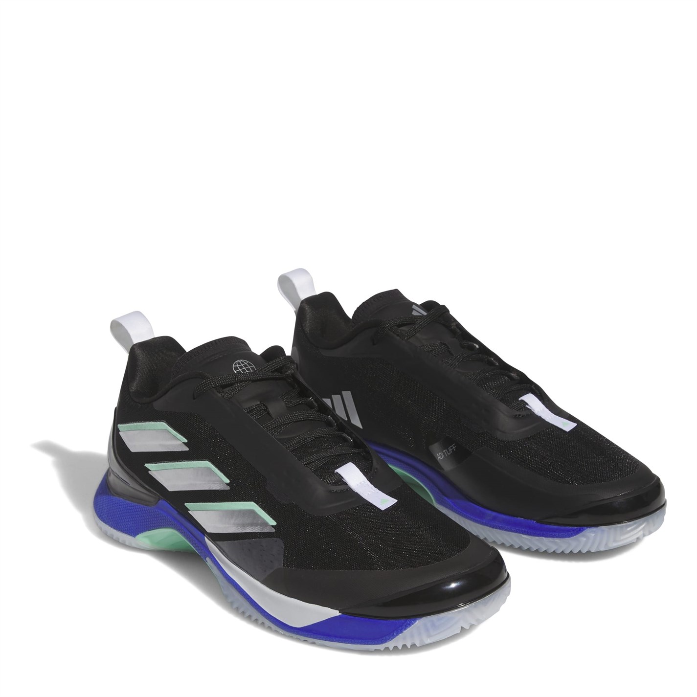 Adidasi de Tenis adidas Avacourt zgura Court pentru femei negru argintiu verde