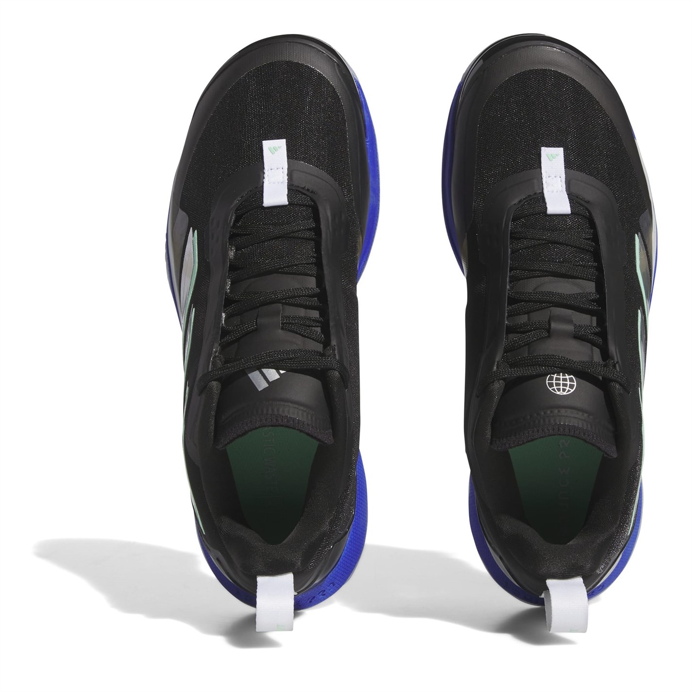 Adidasi de Tenis adidas Avacourt zgura Court pentru femei negru argintiu verde