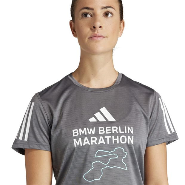 Tricou adidas BMW Berlin Marathon 2023 pentru femei gri