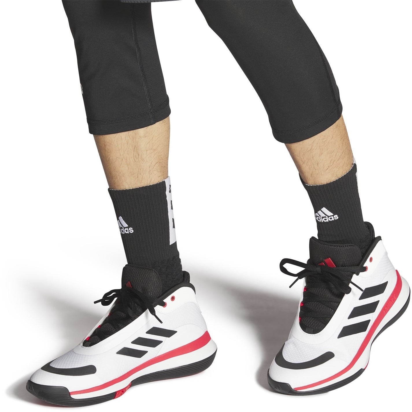 adidas Bounce Legends Shoes alb negru