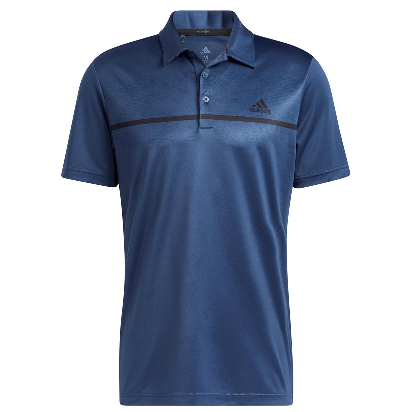 Tricouri polo adidas Chest Print bleumarin