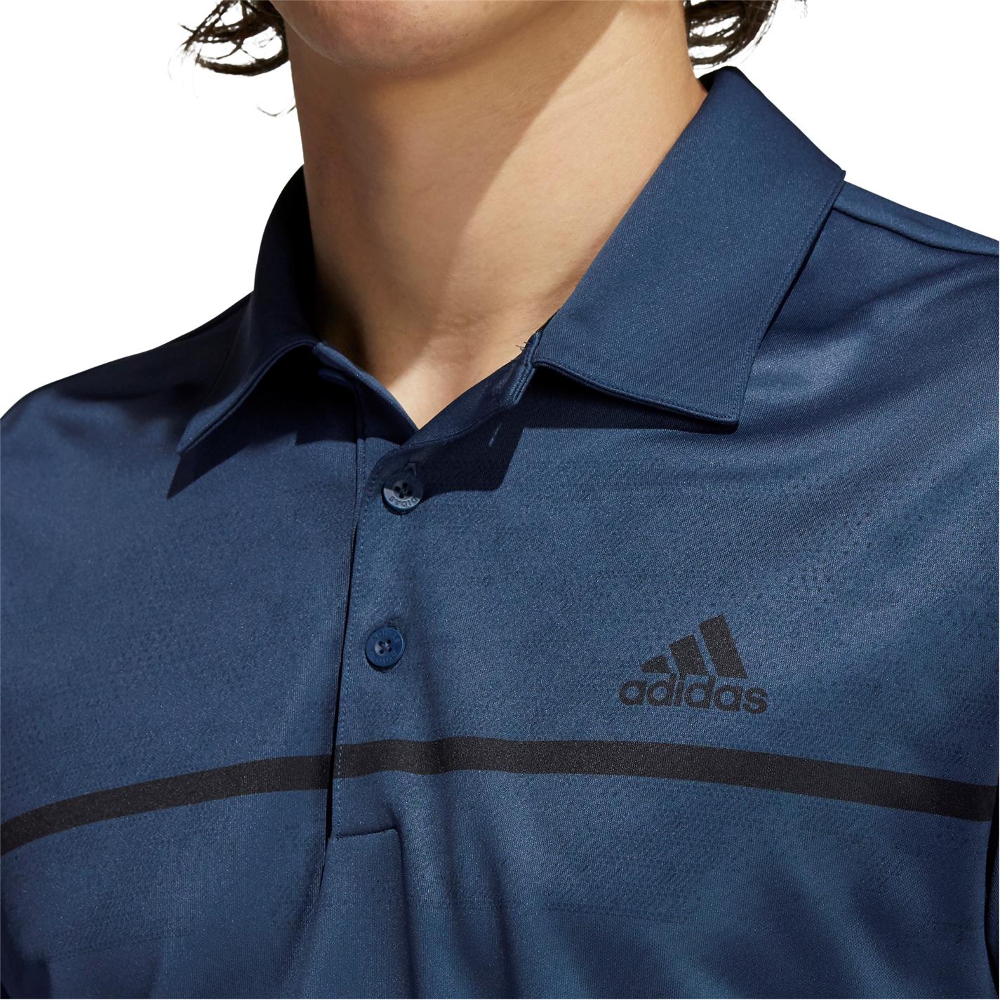 Tricouri polo adidas Chest Print bleumarin