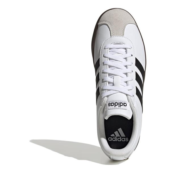 adidas VL Court Base Shoes pentru femei alb negru gum