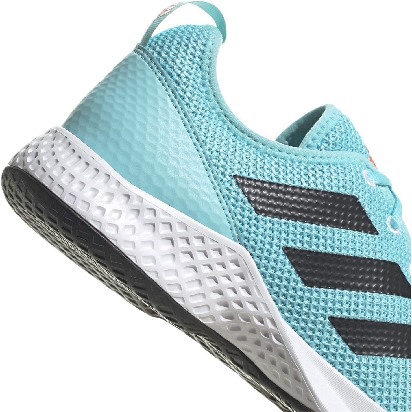 adidas Courtflash M pentru barbati albastru aqua negru rosu